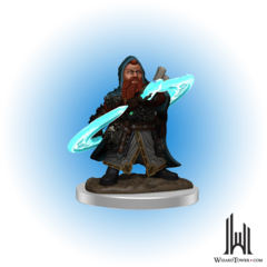 PF BATTLES: PREM PAINTED FIG - MALE DWARF SORCERER